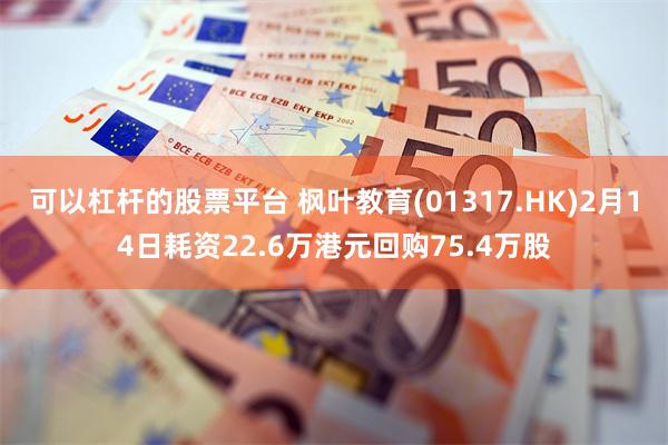 可以杠杆的股票平台 枫叶教育(01317.HK)2月14日耗资22.6万港元回购75.4万股